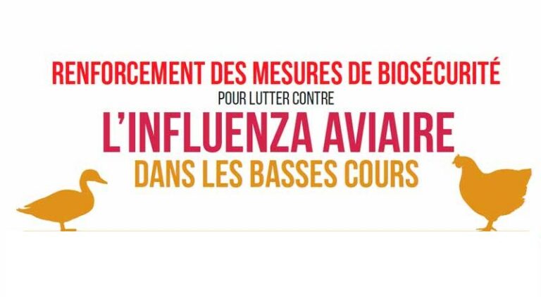 INFLUENZA AVIAIRE SUR LE DÉPARTEMENT DE L’EURE-ET-LOIR