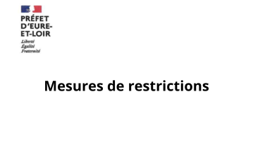 Mesures de restrictions